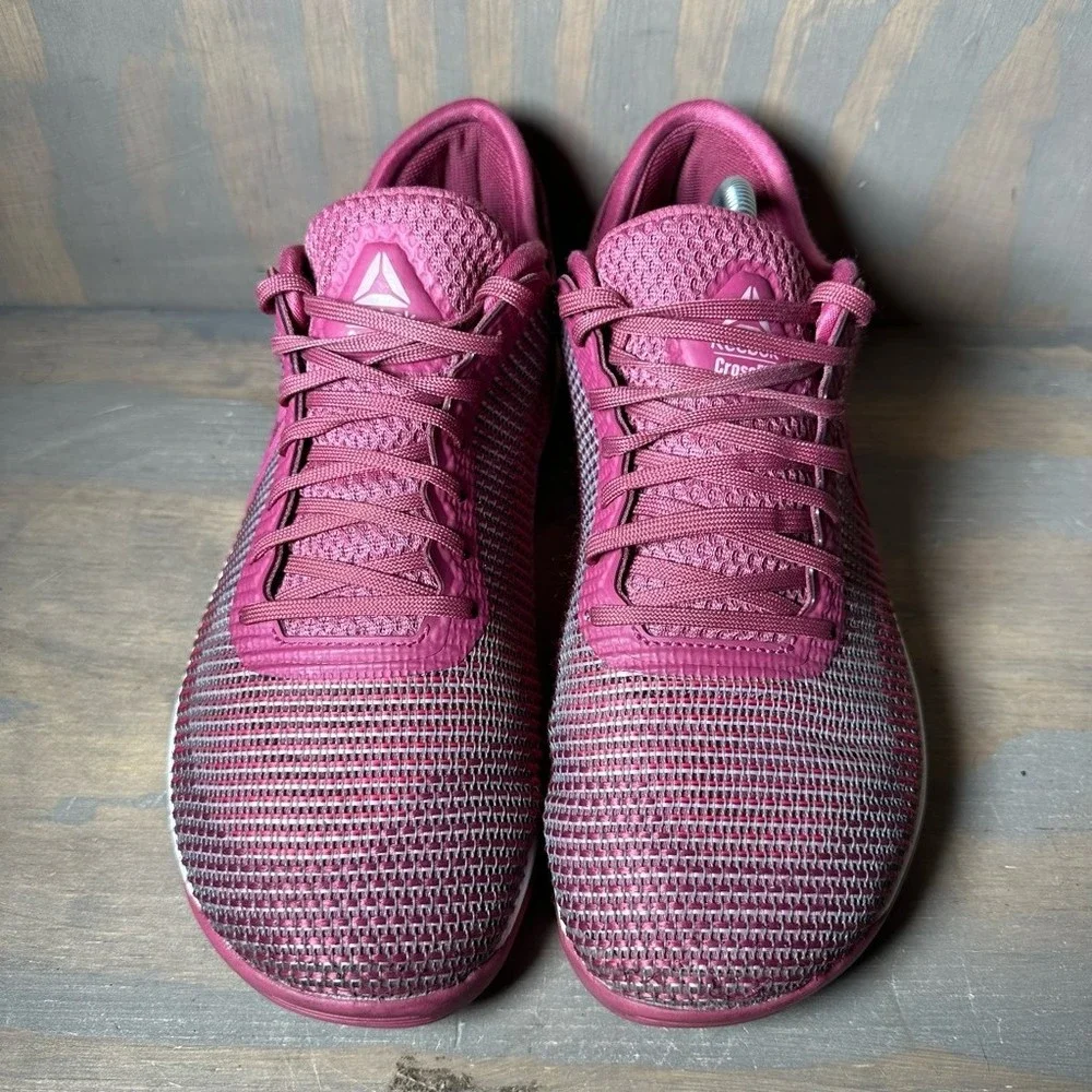 Reebok Womens Crossfit Nano 8.0 Running Shoes Pink CN2978 Lace Up Breathable 8M_2
